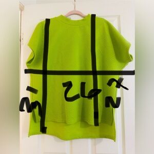 Vibrant Green Women's Tunic Top